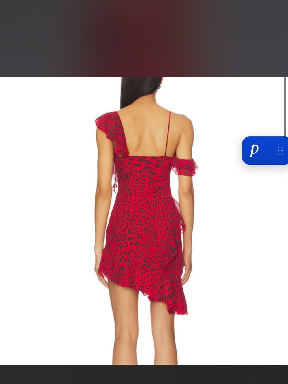 I.AM.GIA Leopard Ruffle Mini Dress - Picture 2 of 4